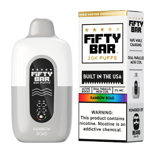 FIFTY BAR WHITE RAINBOW ROAD 20K