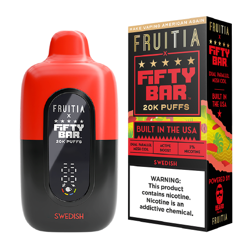 FIFTY BAR FRUITIA SWEDISH 20K