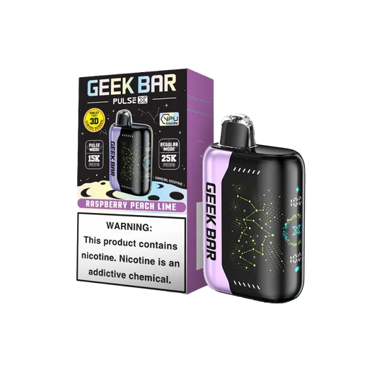 GEEK BAR PULSE X RSPBRY PEACH LIME 25K|810125438264|Pack Of|5