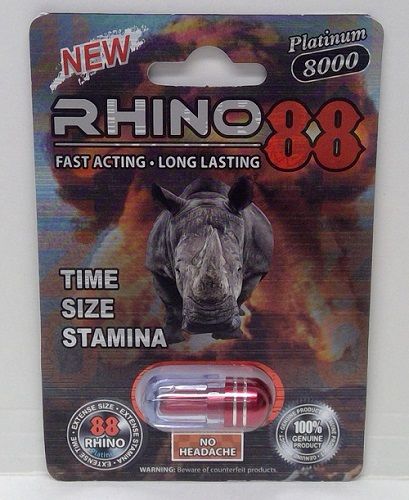 RHINO 88 8000 20CT PILLS CAPSULES