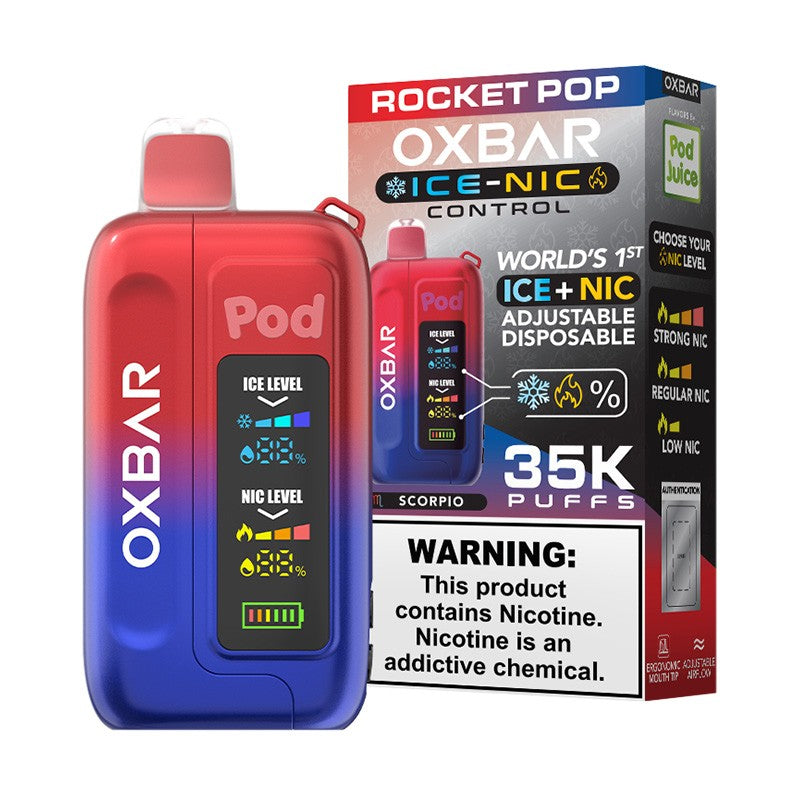 OXBAR ROCKET POP ICE NIC 35K  |831350001092|Pack Of|5