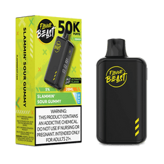 FLAVOR BEAST 50K|FLAVOR BEAST XBM50 SLAMMIN' SOUR GUMMY 50K|827152235841