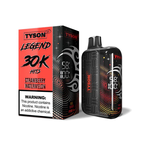 TYSON 2.0 LEGEND STRAWBERRY WATERMELON 30K|784847575166|Pack Of|5