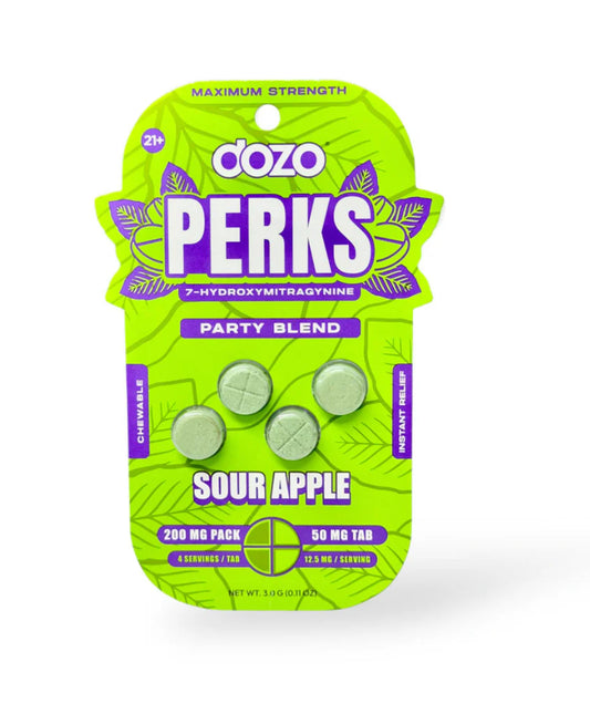 DOZO 7 HYDROXY SOUR APPLE BLEND 4CT 200MG