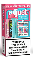 ADJUST MY FLAVOR STRWBRY MINT CANDY 40K