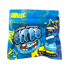 SOUR WATERMELON/ SOUR BLUE RASPBERRY GUMY 2000MG