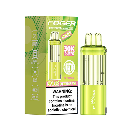 FOGER SWITCH PRO POD SOUR FCUKING FAB 30K|6971824064261|Pack Of|5