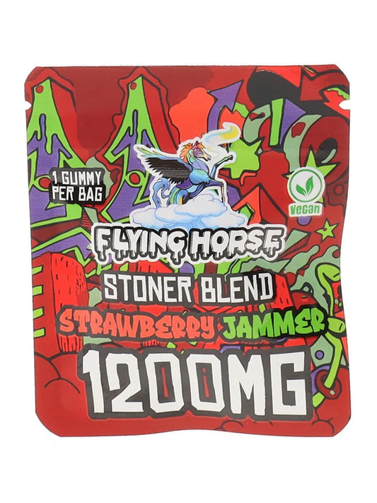 FLYING HORSE GUMY STRAWBERRY JAMMER 1200MG