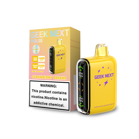 GEEK NEXT PULSE 25K|GEEK NEXT PULSE STRAWBERRY BANANA 25K|6917673166749|Pack of 5