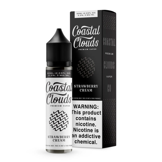 COASTAL CLOUDS THE VOYAGE STWBRY CREAM 60ML 3MG