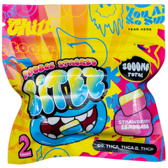 DOUBLE STACKED BITES D9 STRAWBERRY LEMONADE GUMY 2000MG|749565997713|Pack Of|60