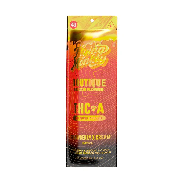 FLYING MONKEY BOUTIQUE PROLL STRAWBERRY X CREAM 2GM|072220240016|Pack Of|10