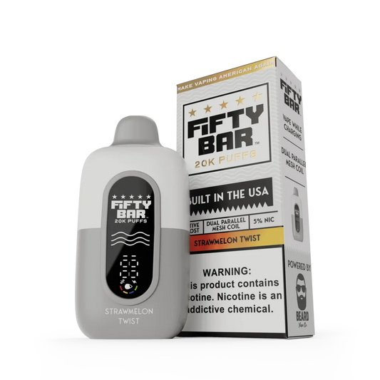 FIFTY BAR WHITE STRAWMELON TWIST 20K