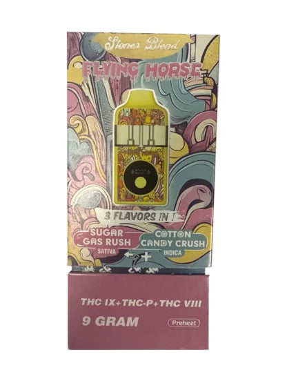 FLYING HORSE STONER SUGR GAS RUSH COTN CNDY CRSH 9GM