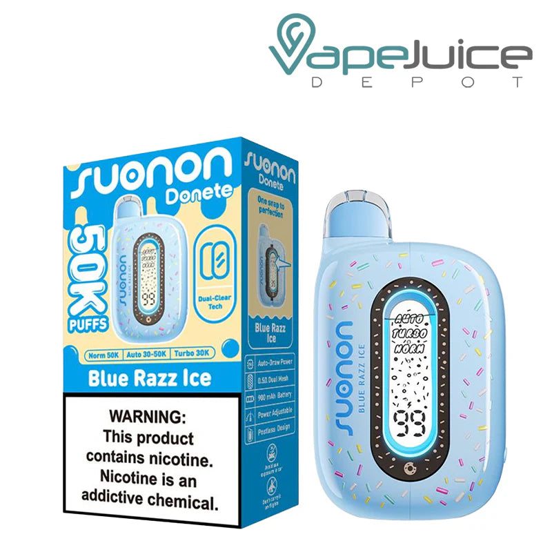 SUONON DONETE USA 50K|SUONON DONETE USA  BLUE RAZ ICE 50K|850079257009|Pack of 5