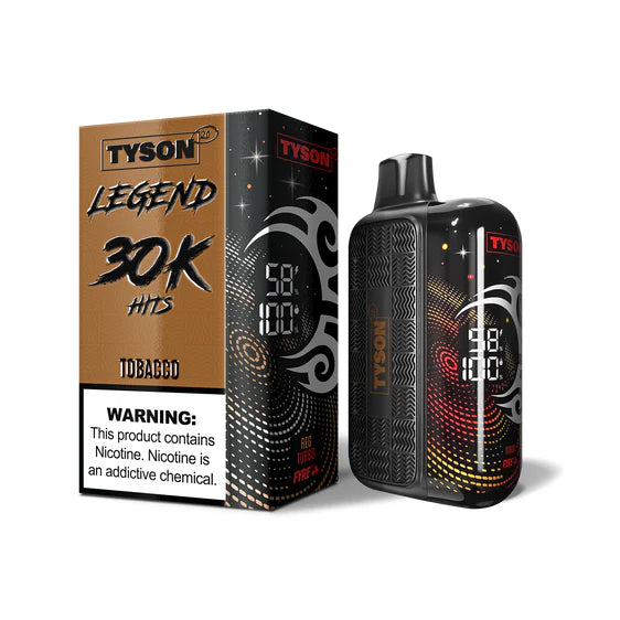 TYSON 2.0 LEGEND TOBACCO 30K|784847575173|Pack Of|5
