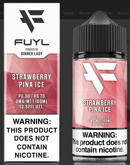 FUYL DINNER LADY STRAWBERRY PINA ICE 0MG 100ML