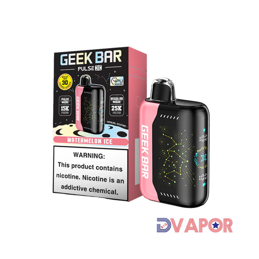 GEEK BAR PULSE X WATERMELON ICE 25K|810125438424|Pack Of|5