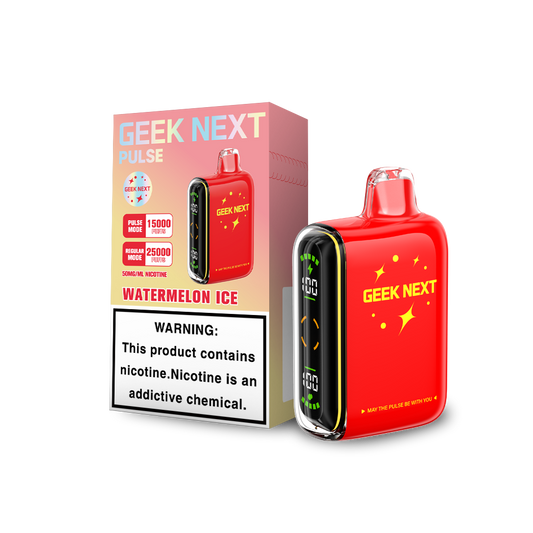 GEEK NEXT PULSE 25K|GEEK NEXT PULSE WATERMELON ICE 25K|6917673166787|Pack of 5