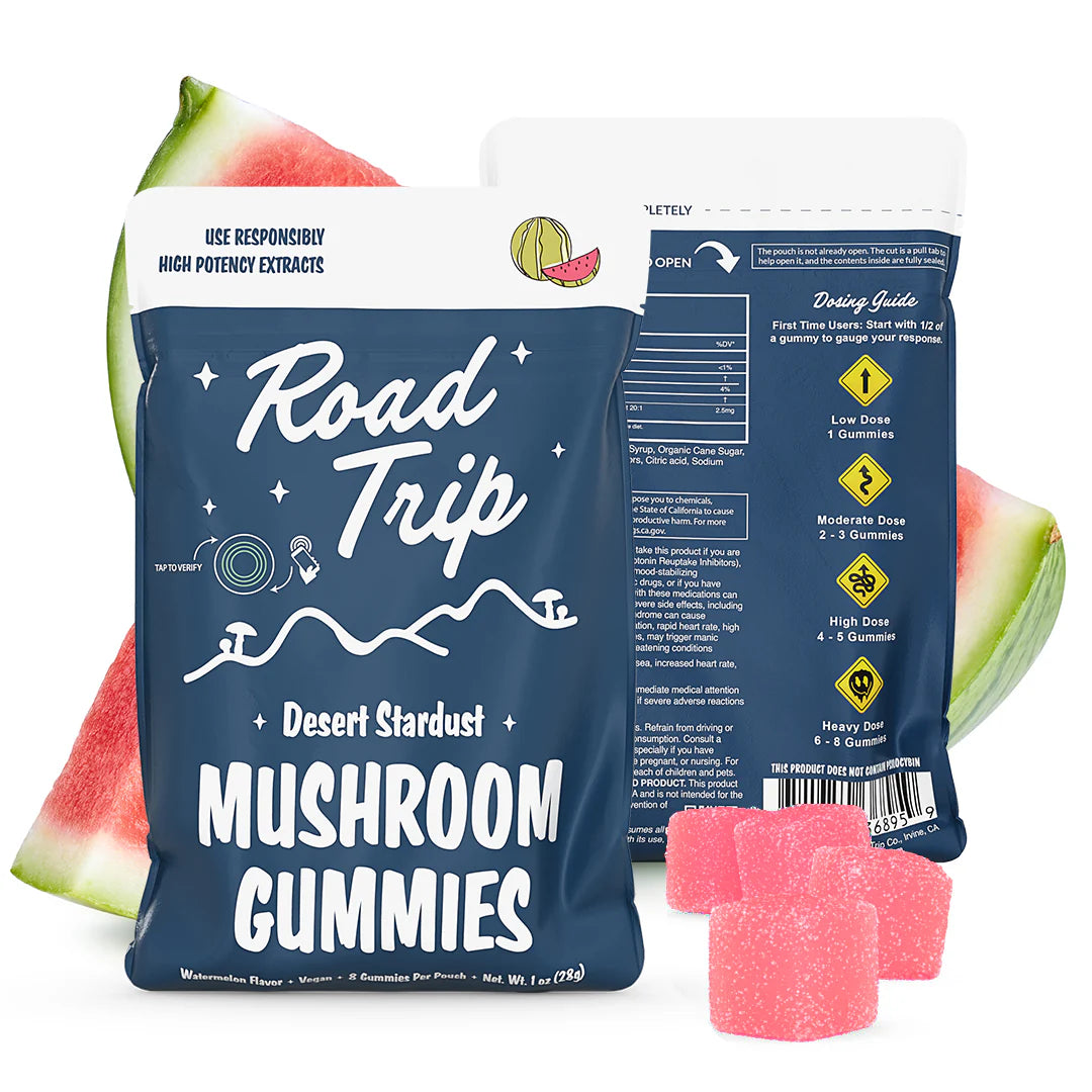 ROAD TRIP MUSHROOM GUMY WATERMELON 28GM