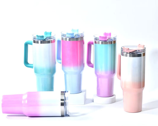 TUMBLER | 1512354897162 | SHIMMER CAR CUP 40OZ (Assorted Colors)