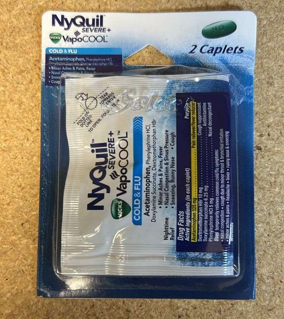 Nyquil Severe Single Pack Blister 12 x 1 12cs|655708119129|Pack Of|12