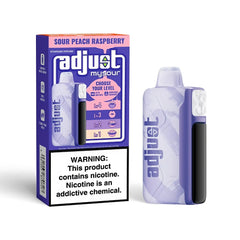 ADJUST MYSOUR SOUR PEACH RASPBERRY 40K|5061067870727|Pack Of|5