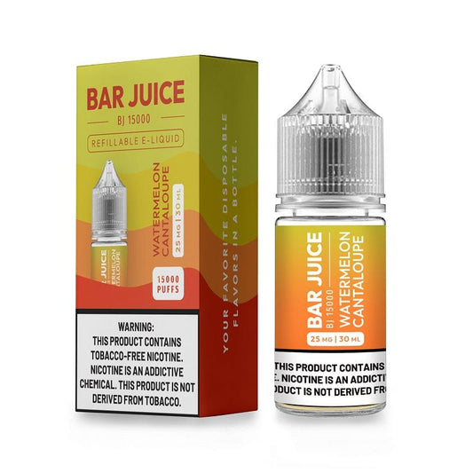 VBAR JUICE WTRMLN CANTALOUPE 30ML 25MG