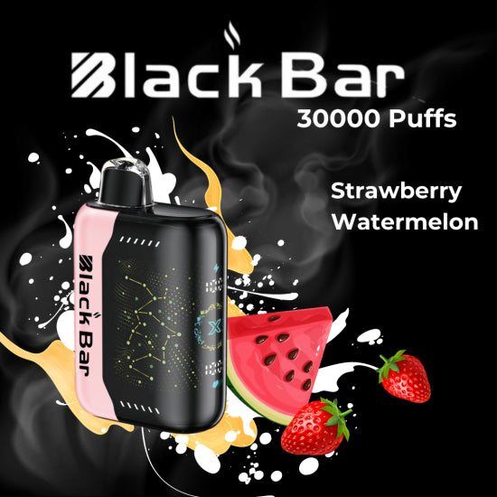 BLACK BAR UNIVERSE STRAWBERRY WATERMELON 30K