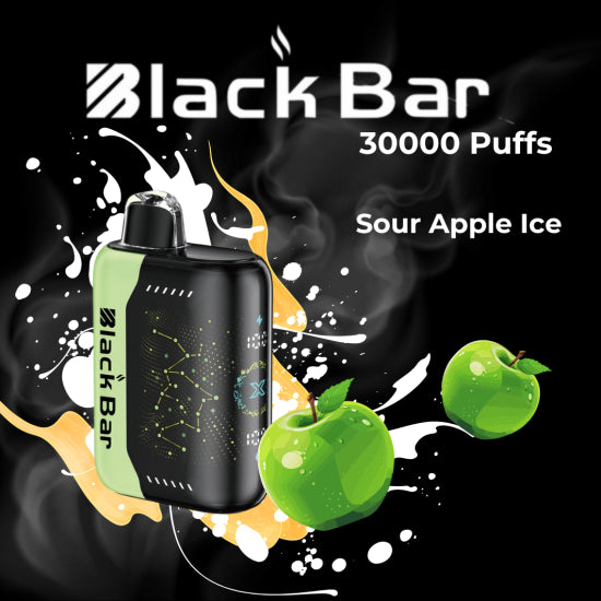 BLACK BAR UNIVERSE SOUR APPLE ICE 30K