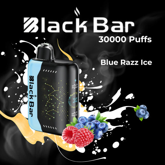 BLACK BAR UNIVERSE BLUE RAZZ ICE 30K