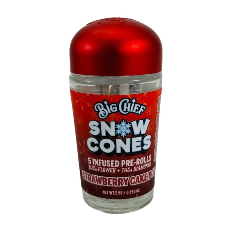 BIG CHIEF PREROLL STRAWBERRY CAKE POP 2.5GM