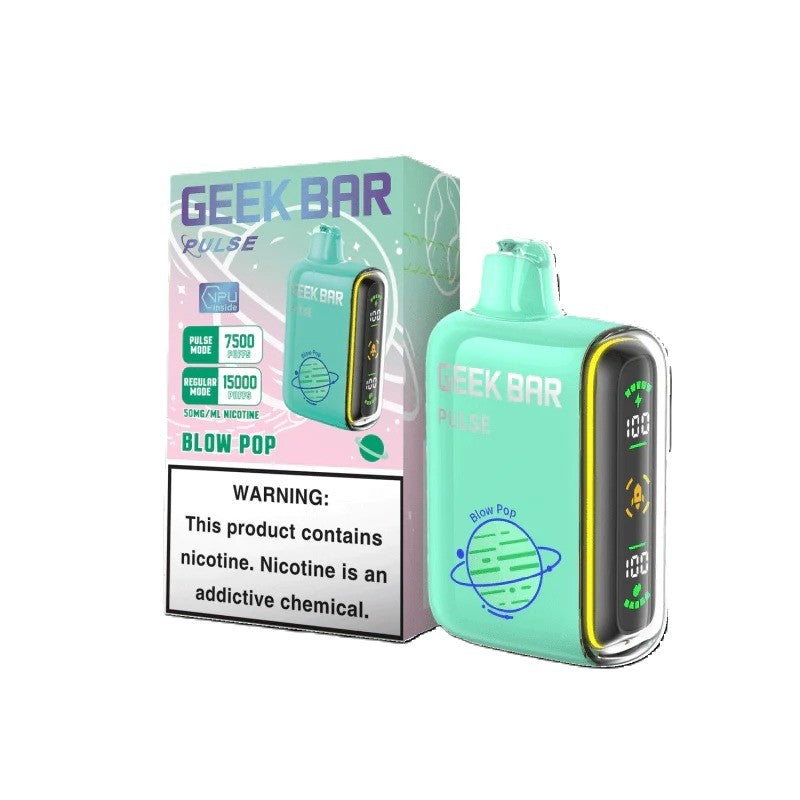 GEEK BAR PULSE BLOW POP 15K|810125435966|Pack Of|5