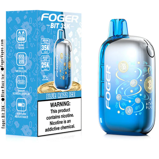 FOGER BIT BLUE RAZZ ICE 35K