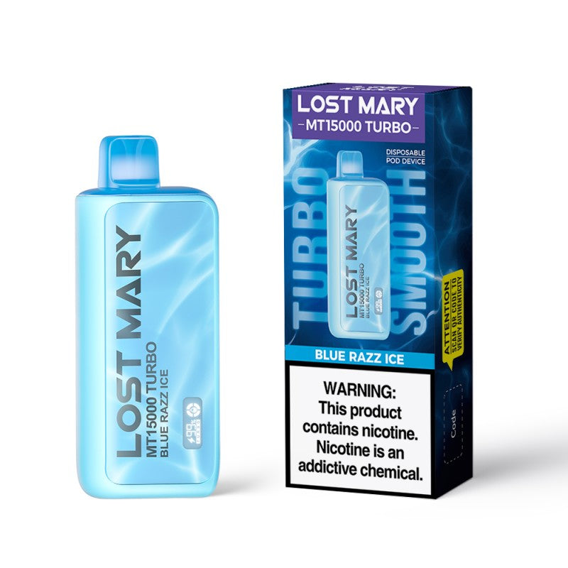 LOST MARY MT BLUE RAZZ ICE 15K|5056716404613|Pack Of|5