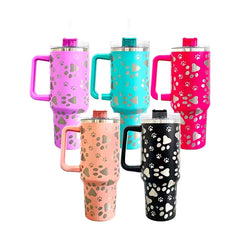 TUMBLER | 1512354897179 | CAT PAW CAR CUP 40OZ (Assorted Colors)