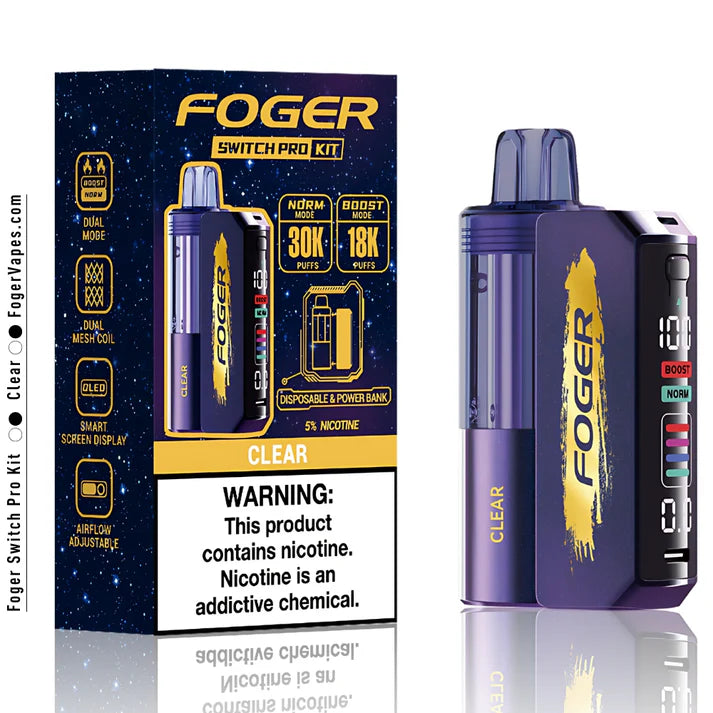 FOGER SWITCH PRO KIT CLEAR 30K