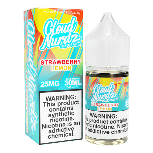 CLOUD NURDZ STWBRY LEMON ICED 30ML 25MG