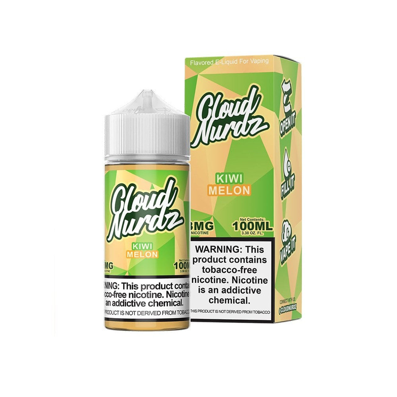 CLOUD NURDZ KIWI MELON 100ML 6MG