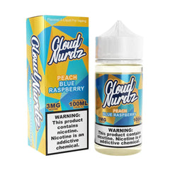 CLOUD NURDZ BLUE RSPBRY PEACH 100ML 3MG