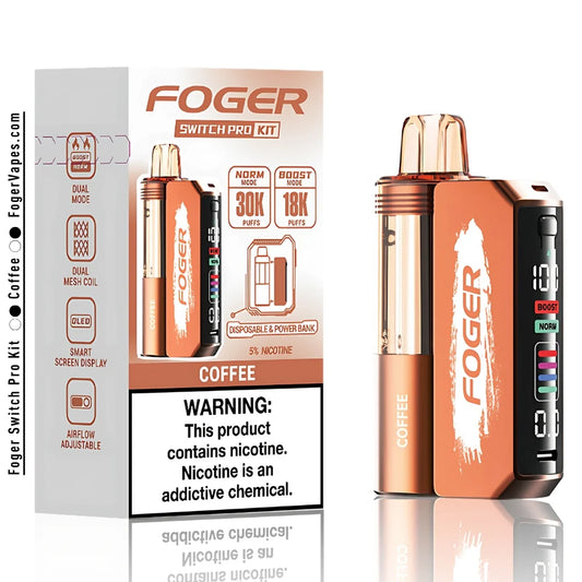 FOGER SWITCH PRO KIT COFFEE 30K|6971824063318|Pack Of|5