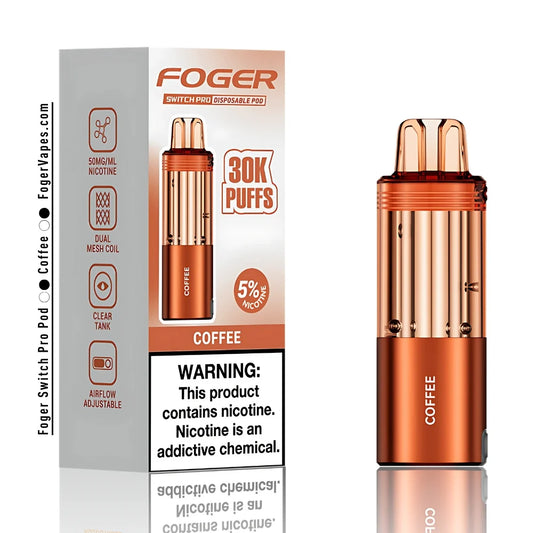 FOGER SWITCH PRO POD Coffee 30k|6971824063325|Pack Of|5