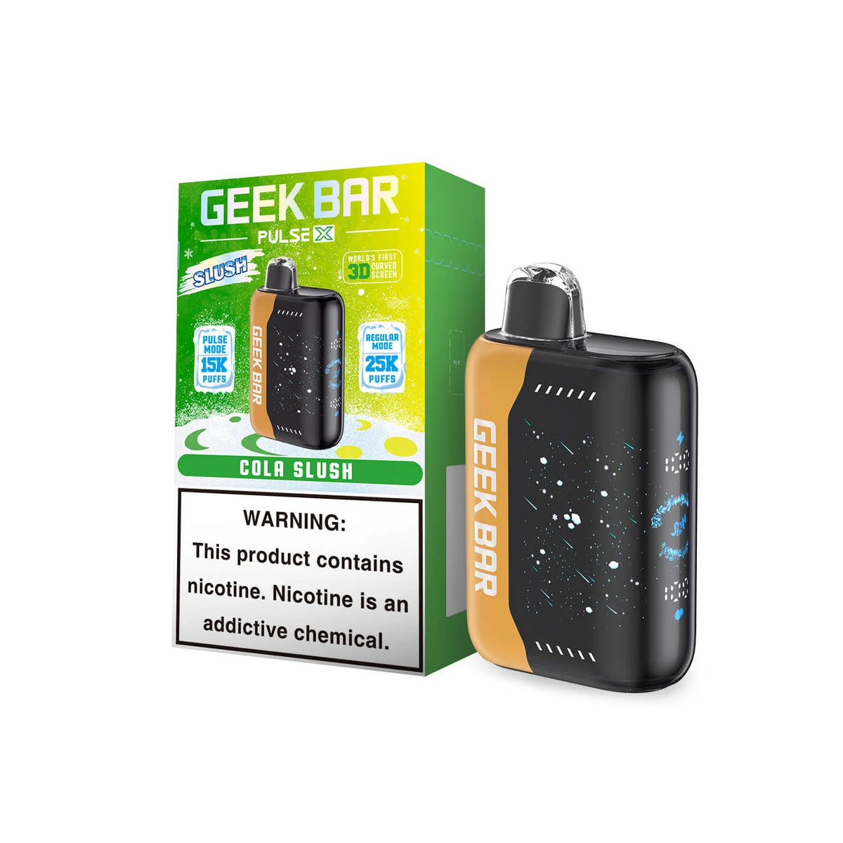 GEEK BAR PULSE X COLA SLUSH 25K|810164282705|Pack Of|5