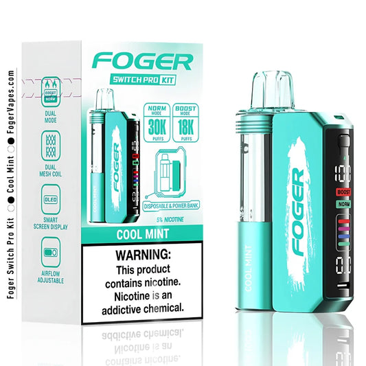 FOGER SWITCH PRO KIT COOL MINT 30K|6971824063073|Pack Of|5