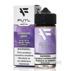 FUYL DINNER LADY CRANBERRY GRAPE 3MG 100ML
