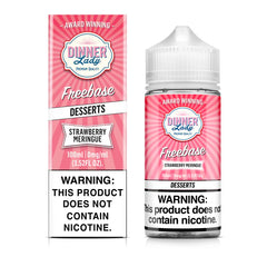 DINNER LADY FREEBASE STRAWBERRY MERINGUE 0MG 100ML