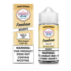 DINNER LADY FREEBASE VANILLA TART 0MG 100ML