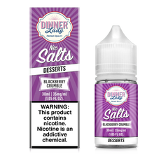 DINNER LADY SALT BLACKBERRY CRUMBLE 35MG 30ML