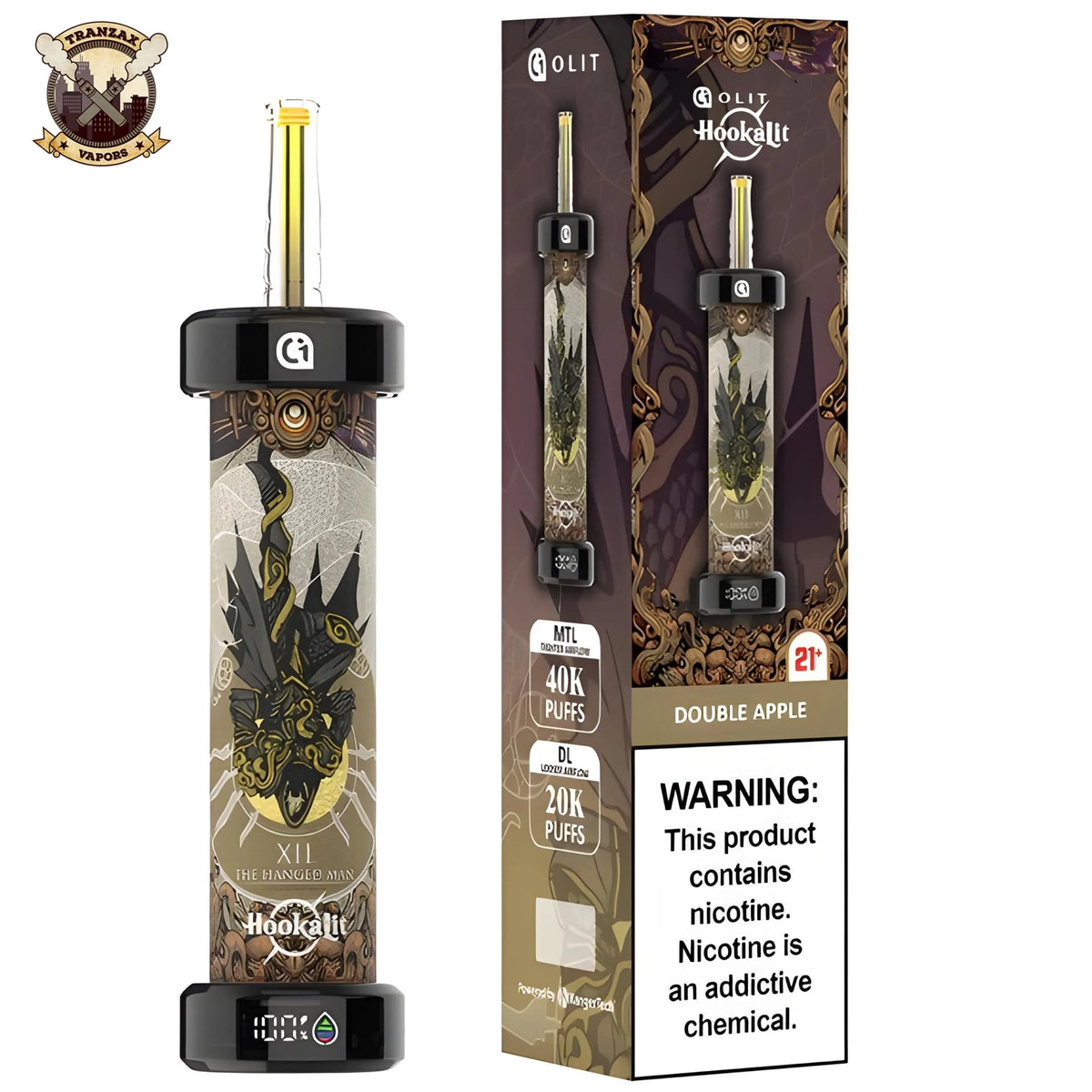 OLIT HOOKALIT DOUBLE APPLE 40K|6975569846878|Pack Of|5