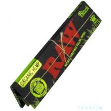 RAW  BLACK ORGANIC HEMP PAPERS K/S SLIM